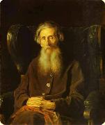Vasily Perov The Portrait of Vladimir Dal oil painting
